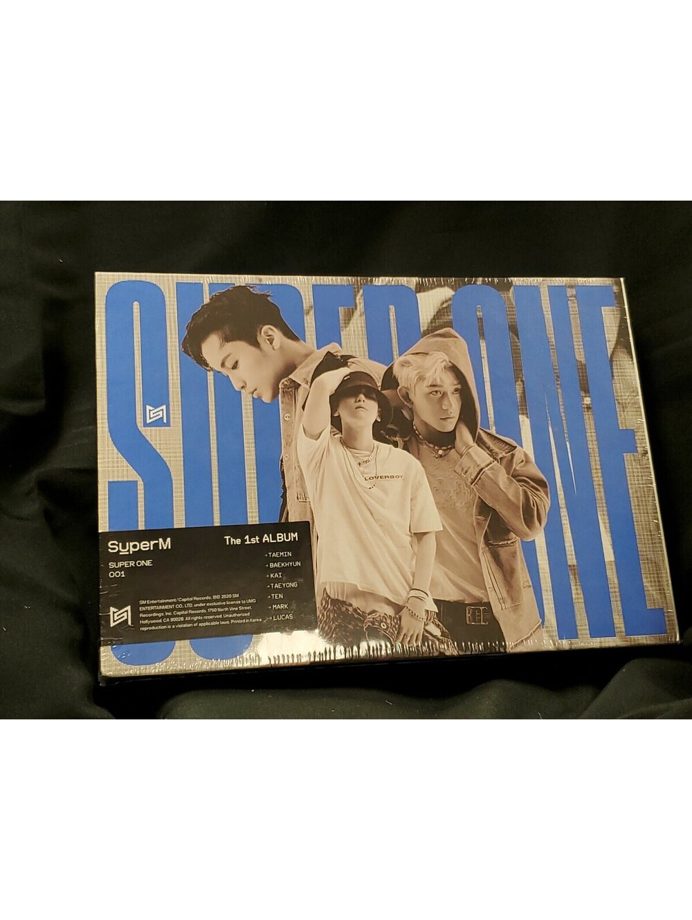SuperM The 1st Album Super One Unit B Ver. Lucas & Baehkyun & Mark by SuperM
